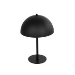 GLOBOSTAR® GASCEIO 204-0141 Μοντέρνο Επιτραπέζιο Φωτιστικό Πορτατίφ με Ντουί 1 x E27 AC 220-240V IP20 - Μαύρο - Μ25 x Π25 x Υ39cm