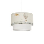 GLOBOSTAR® BALLON 204-0121 Παιδικό Κρεμαστό Φωτιστικό Οροφής με Ντουί 1 x E27 AC 220-240V IP20 - Πολύχρωμο - Μ30 x Π30 x Υ20cm