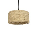 GLOBOSTAR® POMEGRANDE 204-0161 Boho Κρεμαστό Φωτιστικό Οροφής με Ντουί 1 x E27 AC 220-240V IP20 - Μπεζ - Μ32 x Π32 x Υ19cm