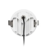 GLOBOSTAR® DUSTY 60340 Χωνευτό Downlight Σποτ LED 12W 1380lm 45° AC 220-240V Αδιάβροχο IP65 Φυσικό Λευκό 4500K - Bridgelux COB Chip & TÜV SÜD Driver - Λευκό & Μαύρο Ματ - Μ8 x Π8 x Υ7.5cm / Q7.5cm - 5 Χρόνια Εγγύηση