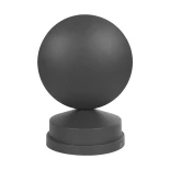 GLOBOSTAR® ZERODA 60599 Μοντέρνο Φωτιστικό Τοίχου - Απλίκα LED 9W 1080lm 3° x 360° AC 220-240V Αδιάβροχο IP65 Ψυχρό Λευκό 6000K - CREE XPE Chip & TÜV SÜD Driver - Γκρι Ανθρακί Ματ - Μ11 x Π10 x Υ16cm - 5 Χρόνια Εγγύηση