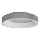 GLOBOSTAR® SALEM 61234 Μοντέρνο Φωτιστικό Οροφής LED 75W 8625lm 120° AC 220-240V IP20 Ρυθμιζόμενο Λευκό CCT με Χειριστήριο από 2700K έως 6000K Dimmable - Lumileds SMD Chip - Γκρι - Μ45 x Π45 x Υ8.5cm - 3 Χρόνια Εγγύηση