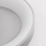 GLOBOSTAR® SALEM 61234 Μοντέρνο Φωτιστικό Οροφής LED 75W 8625lm 120° AC 220-240V IP20 Ρυθμιζόμενο Λευκό CCT με Χειριστήριο από 2700K έως 6000K Dimmable - Lumileds SMD Chip - Γκρι - Μ45 x Π45 x Υ8.5cm - 3 Χρόνια Εγγύηση