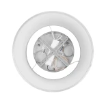 GLOBOSTAR® SALEM 61242 Μοντέρνο Κρεμαστό Φωτιστικό Οροφής LED 75W 8625lm 120° AC 220-240V IP20 Ρυθμιζόμενο Λευκό CCT με Χειριστήριο από 2700K έως 6000K Dimmable - Lumileds SMD Chip - Γκρι - Μ45 x Π45 x Υ7cm - 3 Χρόνια Εγγύηση