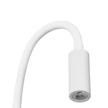 GLOBOSTAR® GOOSE 61688 Μοντέρνο Φωτιστικό Τοίχου - Απλίκα Ξενοδοχείου Reading Light LED 3W 300lm 36° AC 220-240V IP20 Θερμό Λευκό 2700K - CREE XPE Chip & TÜV SÜD Driver - Λευκό Ματ - Μ6.5 x Π15 x Υ24.5cm - 3 Χρόνια Εγγύηση