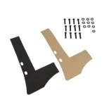 GloboStar® 85557 ΣΕΤ 2 Βάσεις Στήριξης για 1 Μπάρα LED για JEEP WRANGLER JK Μοντέλο από 2007 έως 2018