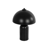 GLOBOSTAR® GASCO 204-0146 Μοντέρνο Επιτραπέζιο Φωτιστικό Πορτατίφ με Ντουί 1 x E27 AC 220-240V IP20 - Μαύρο - Μ25 x Π25 x Υ35cm