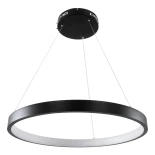 kelvo® NEMESIS KLV-101-0208 Κρεμαστό Φωτιστικό Οροφής LED 45W 4500lm 180° AC 220-240V IP20 Ρυθμιζόμενο Λευκό CCT με Χειριστήριο από 2700K έως 6000K Dimmable - Lumileds SMD Chip - Μαύρο Ματ - Μ60 x Π60 x Υ4cm - 3 Χρόνια Εγγύηση