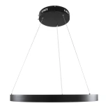 kelvo® NEMESIS KLV-101-0208 Κρεμαστό Φωτιστικό Οροφής LED 45W 4500lm 180° AC 220-240V IP20 Ρυθμιζόμενο Λευκό CCT με Χειριστήριο από 2700K έως 6000K Dimmable - Lumileds SMD Chip - Μαύρο Ματ - Μ60 x Π60 x Υ4cm - 3 Χρόνια Εγγύηση