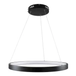 kelvo® NEMESIS KLV-101-0208 Κρεμαστό Φωτιστικό Οροφής LED 45W 4500lm 180° AC 220-240V IP20 Ρυθμιζόμενο Λευκό CCT με Χειριστήριο από 2700K έως 6000K Dimmable - Lumileds SMD Chip - Μαύρο Ματ - Μ60 x Π60 x Υ4cm - 3 Χρόνια Εγγύηση