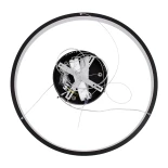 kelvo® NEMESIS KLV-101-0208 Κρεμαστό Φωτιστικό Οροφής LED 45W 4500lm 180° AC 220-240V IP20 Ρυθμιζόμενο Λευκό CCT με Χειριστήριο από 2700K έως 6000K Dimmable - Lumileds SMD Chip - Μαύρο Ματ - Μ60 x Π60 x Υ4cm - 3 Χρόνια Εγγύηση