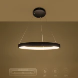 kelvo® NEMESIS KLV-101-0208 Κρεμαστό Φωτιστικό Οροφής LED 45W 4500lm 180° AC 220-240V IP20 Ρυθμιζόμενο Λευκό CCT με Χειριστήριο από 2700K έως 6000K Dimmable - Lumileds SMD Chip - Μαύρο Ματ - Μ60 x Π60 x Υ4cm - 3 Χρόνια Εγγύηση