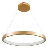 kelvo® NEMESIS KLV-101-0210 Κρεμαστό Φωτιστικό Οροφής LED 45W 4500lm 180° AC 220-240V IP20 Ρυθμιζόμενο Λευκό CCT με Χειριστήριο από 2700K έως 6000K Dimmable - Lumileds SMD Chip - Χρυσό Πλατίνα - Μ60 x Π60 x Υ4cm - 3 Χρόνια Εγγύηση