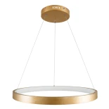 kelvo® NEMESIS KLV-101-0210 Κρεμαστό Φωτιστικό Οροφής LED 45W 4500lm 180° AC 220-240V IP20 Ρυθμιζόμενο Λευκό CCT με Χειριστήριο από 2700K έως 6000K Dimmable - Lumileds SMD Chip - Χρυσό Πλατίνα - Μ60 x Π60 x Υ4cm - 3 Χρόνια Εγγύηση