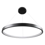 kelvo® NEMESIS KLV-101-0211 Κρεμαστό Φωτιστικό Οροφής LED 67W 6700lm 180° AC 220-240V IP20 Ρυθμιζόμενο Λευκό CCT με Χειριστήριο από 2700K έως 6000K Dimmable - Lumileds SMD Chip - Μαύρο Ματ - Μ80 x Π80 x Υ4cm - 3 Χρόνια Εγγύηση