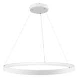 kelvo® NEMESIS KLV-101-0212 Κρεμαστό Φωτιστικό Οροφής LED 67W 6700lm 180° AC 220-240V IP20 Ρυθμιζόμενο Λευκό CCT με Χειριστήριο από 2700K έως 6000K Dimmable - Lumileds SMD Chip - Λευκό Ματ - Μ80 x Π80 x Υ4cm - 3 Χρόνια Εγγύηση