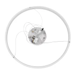 kelvo® NEMESIS KLV-101-0212 Κρεμαστό Φωτιστικό Οροφής LED 67W 6700lm 180° AC 220-240V IP20 Ρυθμιζόμενο Λευκό CCT με Χειριστήριο από 2700K έως 6000K Dimmable - Lumileds SMD Chip - Λευκό Ματ - Μ80 x Π80 x Υ4cm - 3 Χρόνια Εγγύηση