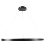 kelvo® NEMESIS KLV-101-0214 Κρεμαστό Φωτιστικό Οροφής LED 75W 7500lm 180° AC 220-240V IP20 Ρυθμιζόμενο Λευκό CCT με Χειριστήριο από 2700K έως 6000K Dimmable - Lumileds SMD Chip - Μαύρο Ματ - Μ100 x Π100 x Υ4cm - 3 Χρόνια Εγγύηση