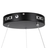 kelvo® NEMESIS KLV-101-0214 Κρεμαστό Φωτιστικό Οροφής LED 75W 7500lm 180° AC 220-240V IP20 Ρυθμιζόμενο Λευκό CCT με Χειριστήριο από 2700K έως 6000K Dimmable - Lumileds SMD Chip - Μαύρο Ματ - Μ100 x Π100 x Υ4cm - 3 Χρόνια Εγγύηση