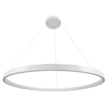 kelvo® NEMESIS KLV-101-0215 Κρεμαστό Φωτιστικό Οροφής LED 75W 7500lm 180° AC 220-240V IP20 Ρυθμιζόμενο Λευκό CCT με Χειριστήριο από 2700K έως 6000K Dimmable - Lumileds SMD Chip - Λευκό Ματ - Μ100 x Π100 x Υ4cm - 3 Χρόνια Εγγύηση