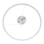 kelvo® NEMESIS KLV-101-0215 Κρεμαστό Φωτιστικό Οροφής LED 75W 7500lm 180° AC 220-240V IP20 Ρυθμιζόμενο Λευκό CCT με Χειριστήριο από 2700K έως 6000K Dimmable - Lumileds SMD Chip - Λευκό Ματ - Μ100 x Π100 x Υ4cm - 3 Χρόνια Εγγύηση