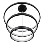 kelvo® NEMESIS KLV-101-0220 Κρεμαστό Φωτιστικό Οροφής LED 120W 12000lm 180° AC 220-240V IP20 Ρυθμιζόμενο Λευκό CCT με Χειριστήριο από 2700K έως 6000K Dimmable - Lumileds SMD Chip - Μαύρο Ματ - Μ80 x Π80 x Υ80cm - 3 Χρόνια Εγγύηση