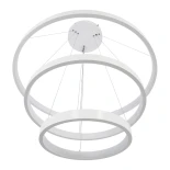 kelvo® NEMESIS KLV-101-0221 Κρεμαστό Φωτιστικό Οροφής LED 120W 12000lm 180° AC 220-240V IP20 Ρυθμιζόμενο Λευκό CCT με Χειριστήριο από 2700K έως 6000K Dimmable - Lumileds SMD Chip - Λευκό Ματ - Μ80 x Π80 x Υ80cm - 3 Χρόνια Εγγύηση