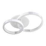 kelvo® DIAMOND KLV-101-0224 Φωτιστικό Οροφής LED 67W 6700lm 360° AC 220-240V IP20 Ρυθμιζόμενο Λευκό CCT με Χειριστήριο από 2700K έως 6000K Dimmable - Lumileds SMD Chip - Λευκό Ματ - Μ60 x Π40 x Υ14cm - 3 Χρόνια Εγγύηση