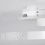 kelvo® DIAMOND KLV-101-0224 Φωτιστικό Οροφής LED 67W 6700lm 360° AC 220-240V IP20 Ρυθμιζόμενο Λευκό CCT με Χειριστήριο από 2700K έως 6000K Dimmable - Lumileds SMD Chip - Λευκό Ματ - Μ60 x Π40 x Υ14cm - 3 Χρόνια Εγγύηση