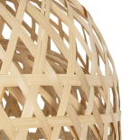 GLOBOSTAR® MANGEA 00716 Boho Κρεμαστό Φωτιστικό Οροφής με Ντουί 1 x E27 AC 220-240V IP20 - Μπεζ - Μ50 x Π50 x Υ34cm