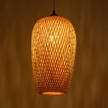 GLOBOSTAR® SAN TROPEZ 00764 Boho Κρεμαστό Φωτιστικό Οροφής με Ντουί 1 x E27 AC 220-240V IP20 - Μπεζ - Μ23 x Π23 x Υ42cm