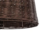 GLOBOSTAR® BAHAMAS 01367 Boho Κρεμαστό Φωτιστικό Οροφής με Ντουί 1 x E27 AC 220-240V IP20 - Καφέ - Μ30 x Π30 x Υ40cm