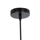 GLOBOSTAR® BAHAMAS 01367 Boho Κρεμαστό Φωτιστικό Οροφής με Ντουί 1 x E27 AC 220-240V IP20 - Καφέ - Μ30 x Π30 x Υ40cm