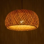 GLOBOSTAR® SAN TROPEZ 01626 Boho Κρεμαστό Φωτιστικό Οροφής με Ντουί 1 x E27 AC 220-240V IP20 - Μπεζ - Μ38 x Π38 x Υ22cm