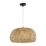 GLOBOSTAR® SAN TROPEZ 01626 Boho Κρεμαστό Φωτιστικό Οροφής με Ντουί 1 x E27 AC 220-240V IP20 - Μπεζ - Μ38 x Π38 x Υ22cm