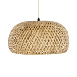 GLOBOSTAR® SAN TROPEZ 01626 Boho Κρεμαστό Φωτιστικό Οροφής με Ντουί 1 x E27 AC 220-240V IP20 - Μπεζ - Μ38 x Π38 x Υ22cm