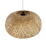 GLOBOSTAR® SAN TROPEZ 01626 Boho Κρεμαστό Φωτιστικό Οροφής με Ντουί 1 x E27 AC 220-240V IP20 - Μπεζ - Μ38 x Π38 x Υ22cm