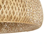 GLOBOSTAR® SAN TROPEZ 01627 Boho Κρεμαστό Φωτιστικό Οροφής με Ντουί 1 x E27 AC 220-240V IP20 - Μπεζ - Μ60 x Π60 x Υ29cm