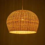 GLOBOSTAR® BERMUDA 01709 Boho Κρεμαστό Φωτιστικό Οροφής με Ντουί 1 x E27 AC 220-240V IP20 - Μπεζ - Μ50 x Π50 x Y34cm
