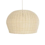 GLOBOSTAR® BERMUDA 01709 Boho Κρεμαστό Φωτιστικό Οροφής με Ντουί 1 x E27 AC 220-240V IP20 - Μπεζ - Μ50 x Π50 x Y34cm