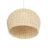 GLOBOSTAR® BERMUDA 01709 Boho Κρεμαστό Φωτιστικό Οροφής με Ντουί 1 x E27 AC 220-240V IP20 - Μπεζ - Μ50 x Π50 x Y34cm