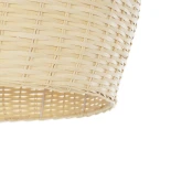 GLOBOSTAR® BERMUDA 01709 Boho Κρεμαστό Φωτιστικό Οροφής με Ντουί 1 x E27 AC 220-240V IP20 - Μπεζ - Μ50 x Π50 x Y34cm