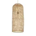 GLOBOSTAR® CALERO 01711 Boho Κρεμαστό Φωτιστικό Οροφής με Ντουί 1 x E27 AC 220-240V IP20 - Μπεζ - Μ30 x Π30 x Υ70cm