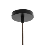 GLOBOSTAR® CUBA 01718 Boho Κρεμαστό Φωτιστικό Οροφής με Ντουί 1 x E27 AC 220-240V IP20 - Καφέ - Μ43 x Π40 x Y28cm