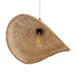 GLOBOSTAR® CUBA 01719 Boho Κρεμαστό Φωτιστικό Οροφής με Ντουί 1 x E27 AC 220-240V IP20 - Μπεζ - Μ53 x Π53 x Υ30cm
