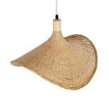 GLOBOSTAR® CUBA 01719 Boho Κρεμαστό Φωτιστικό Οροφής με Ντουί 1 x E27 AC 220-240V IP20 - Μπεζ - Μ53 x Π53 x Υ30cm