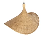 GLOBOSTAR® CUBA 01721 Boho Κρεμαστό Φωτιστικό Οροφής με Ντουί 1 x E27 AC 220-240V IP20 - Μπεζ - Μ63 x Π63 x Υ32cm