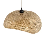 GLOBOSTAR® CARIBBEAN 01723 Boho Κρεμαστό Φωτιστικό Οροφής με Ντουί 1 x E27 AC 220-240V IP20 - Μπεζ - Μ45 x Π45 x Υ24cm