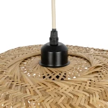 GLOBOSTAR® CARIBBEAN 01723 Boho Κρεμαστό Φωτιστικό Οροφής με Ντουί 1 x E27 AC 220-240V IP20 - Μπεζ - Μ45 x Π45 x Υ24cm