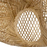 GLOBOSTAR® CARIBBEAN 01723 Boho Κρεμαστό Φωτιστικό Οροφής με Ντουί 1 x E27 AC 220-240V IP20 - Μπεζ - Μ45 x Π45 x Υ24cm